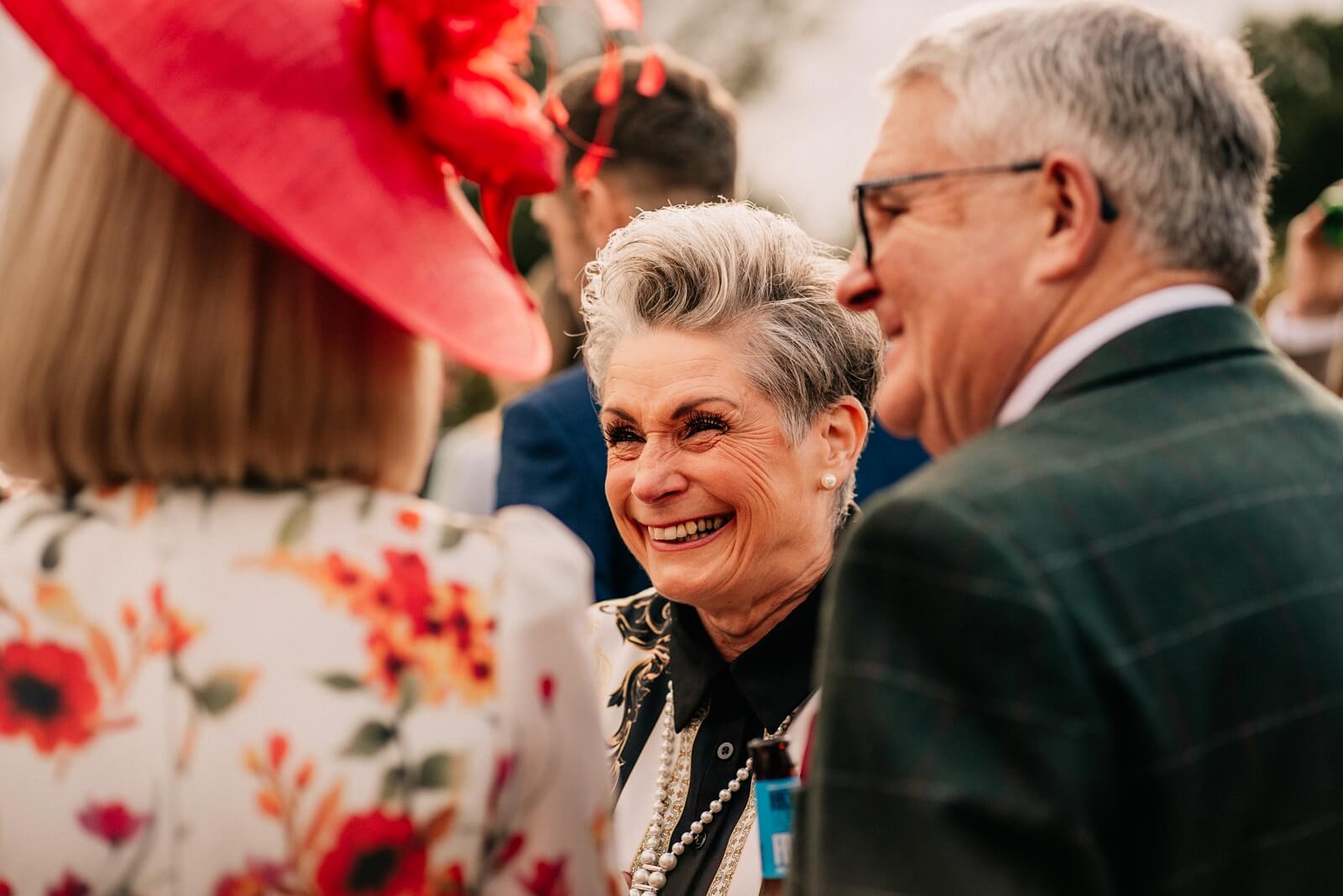 Guests during the drinks reception