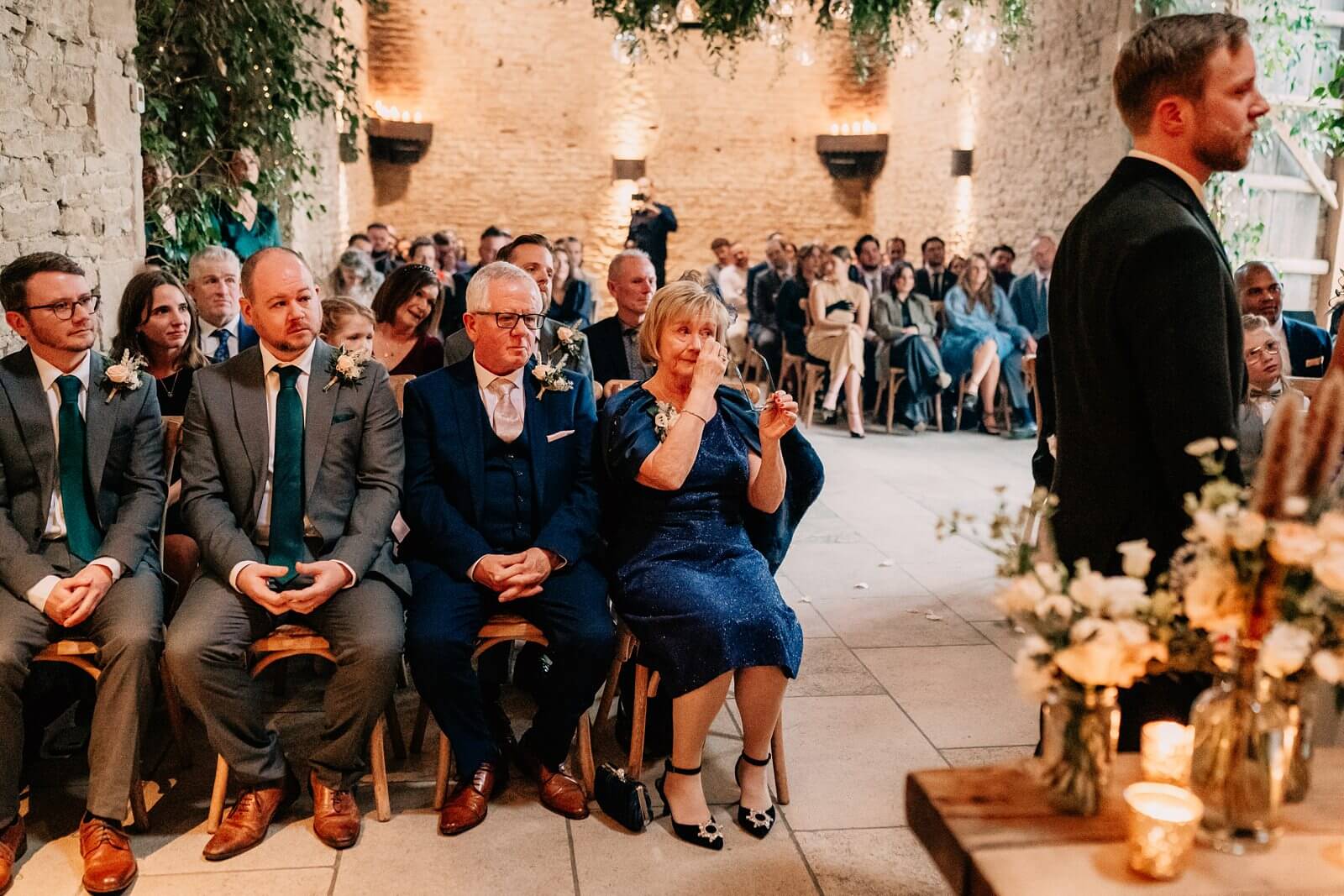 Emotional moments during the ceremony