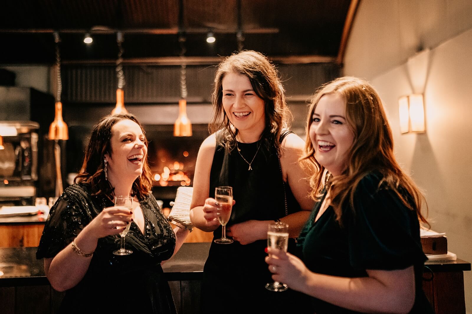 Relaxed barn wedding Cotswolds