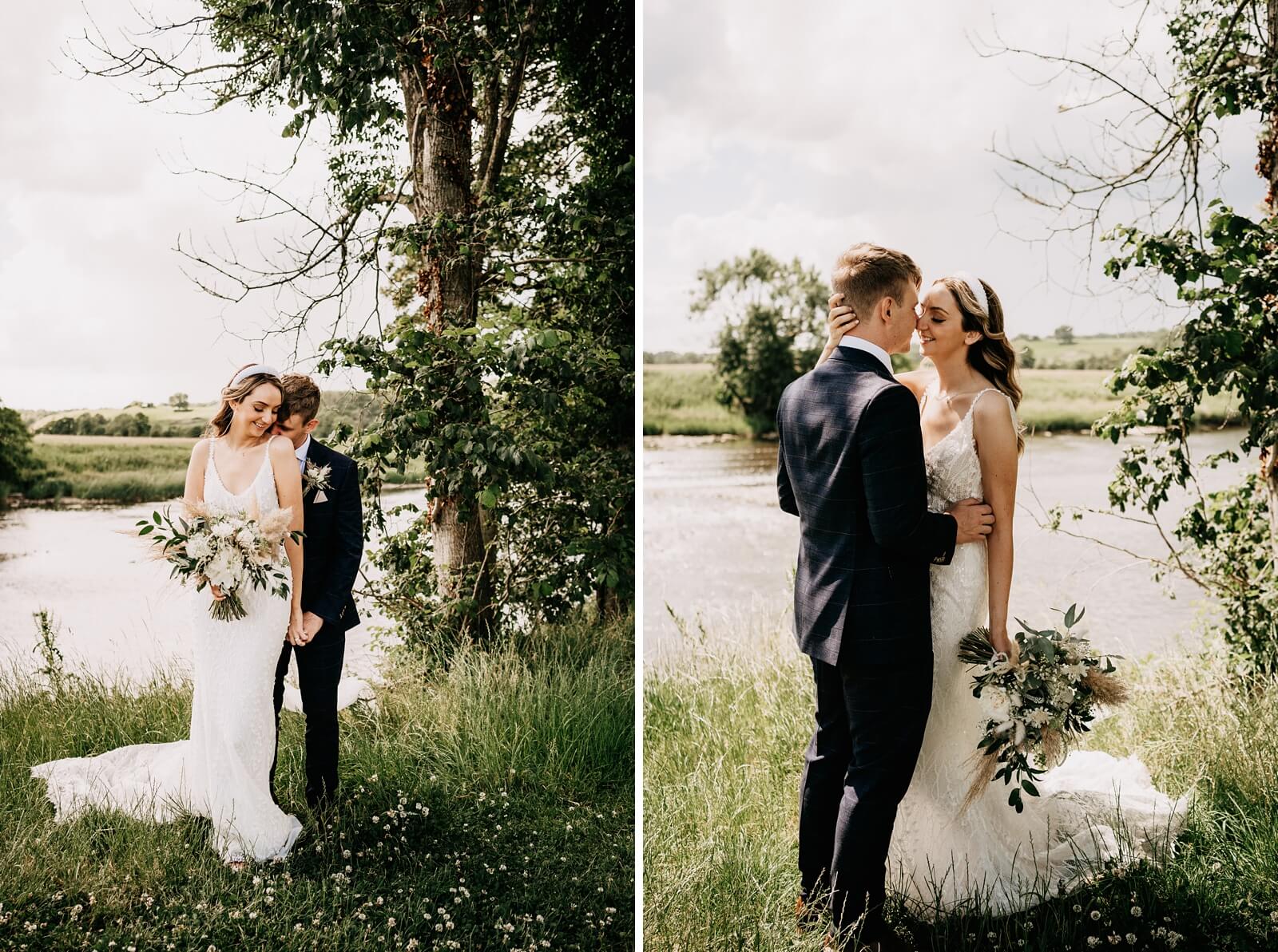 Natural wedding portraits