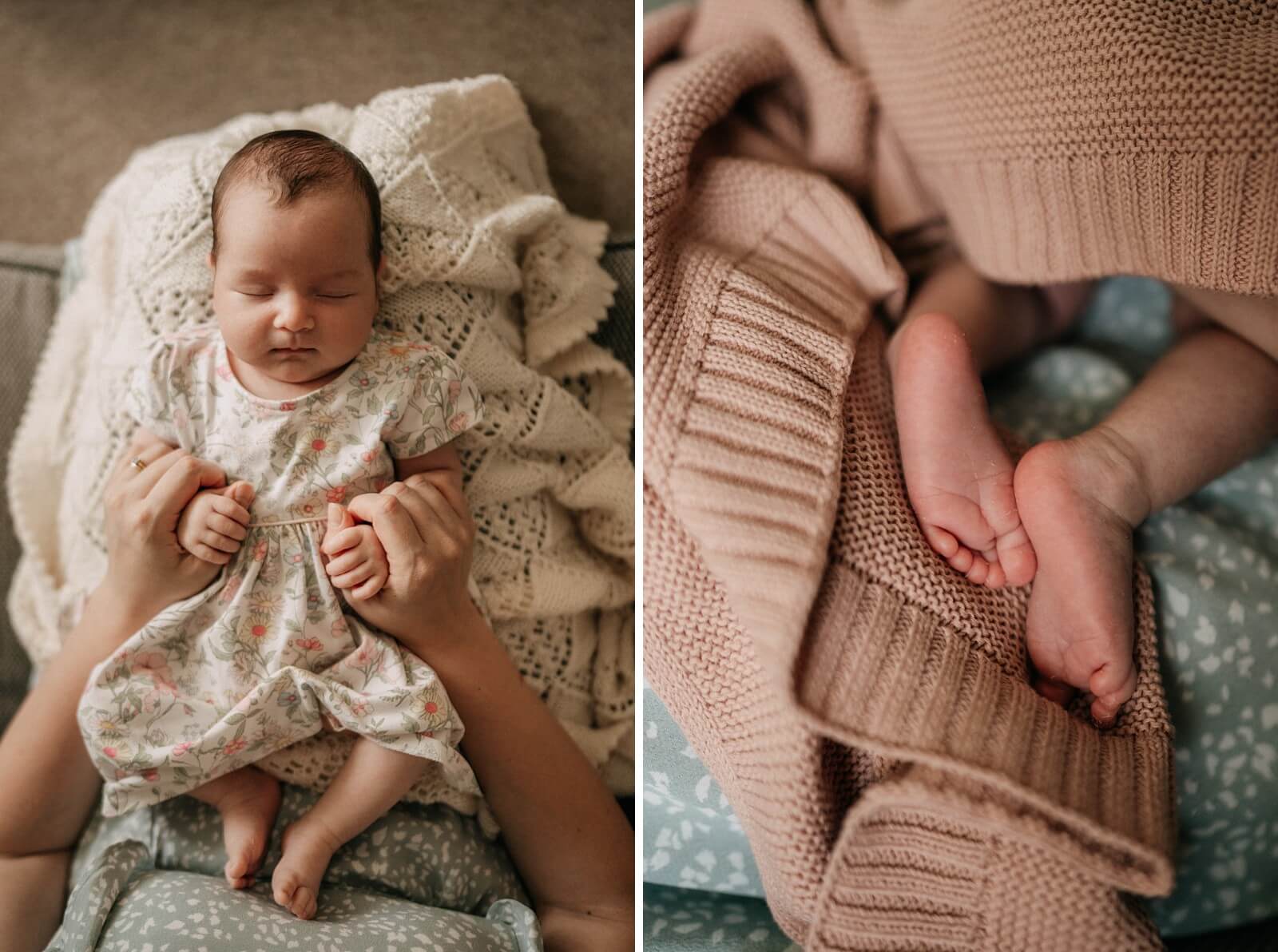 Capturing tiny toes and baby cuddles