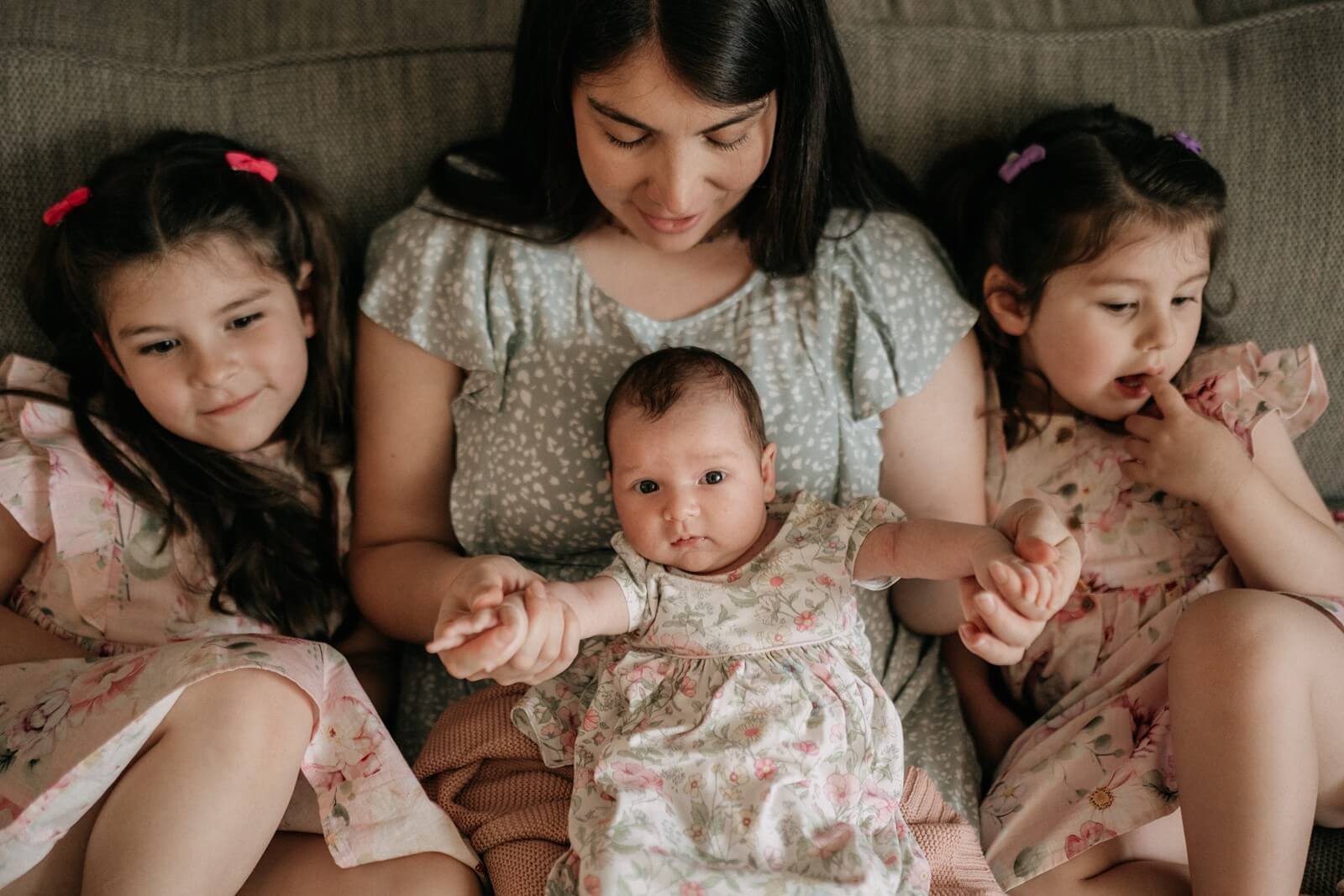 Relaxed authentic family photography